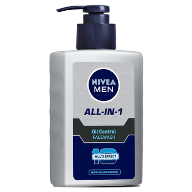 Nivea Men Face Wash, Oil Control For 12Hr Oil Control With 10X Vitamin C Effect, 150 ml (Pack of 2)